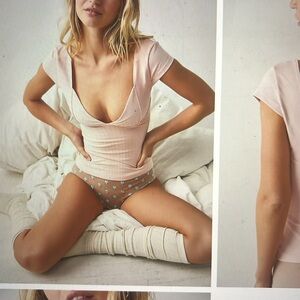 Free People Soft Pink Top